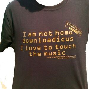 T-Shirt - I am not homo downloadicus [limited]