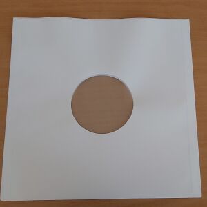 Koperty papierowe antystatyczne białe do płyt 12" - 10 szt.